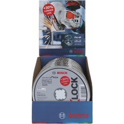 Bosch X-LOCK Trennscheibe Standard for Inox 10x125x1x22,23mm, gerade, 10 Stück Nr. 2608619267
