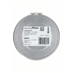 Bosch X-LOCK Trennscheibe Standard for Inox 10x125x1x22,23mm, gerade, 10 Stück Nr. 2608619267
