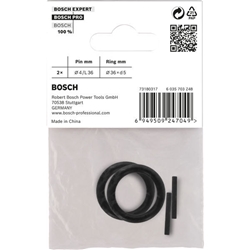 Bosch Haltering und Stift für PRO Impact Steckschlüsseleinsätze, 3/4 Zoll, 4‑tlg. Nr. 2608003067