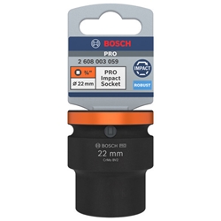 Bosch PRO Impact Socket, 3/4 Zoll, 22mm, Standard Nr. 2608003059