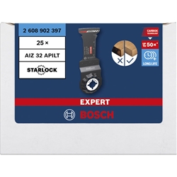 Bosch EXPERT MultiMax AIZ 32 APILT Blatt für Multifunktionswerkzeuge, 25-tlg. Nr. 2608902397