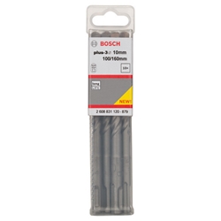 Bosch Hammerbohrer plus-3, 10x100x160mm, 10 Stück Nr. 2608831120