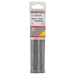 Bosch Hammerbohrer plus-3, 12x100x160mm, 10 Stück Nr. 2608831122