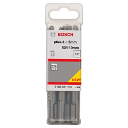 Bosch Hammerbohrer plus-3, 5x50x110mm, 10 Stück Nr. 2608831103