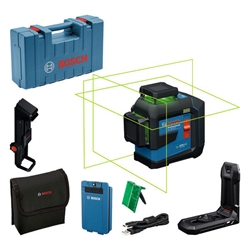 Bosch Linienlaser GLL 80-33 G, 1 x Akku 3.7V 3.0Ah, inkl. Handwerkerkoffer Nr. 0601065501