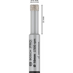 Bosch PRO Ceramic dry Bohrer, 10x33x13mm Nr. 2608599056