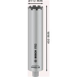 Bosch PRO Core Cutter wet, 112x450mm, 1 1/4-Zoll UNC Nr. 2608601798