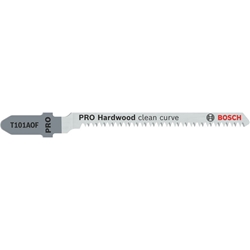 Bosch PRO Hardwood clean curve T101AOF Stichsägeblatt, 83mm, 2-tlg. Nr. 2608655093