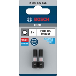 Bosch PRO Hex Impact Bit, H5, 25mm, 2-tlg. Nr. 2608522556