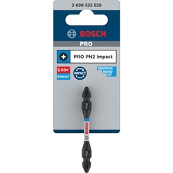 Bosch PRO Impact Schrauberbit mit Doppelklingen u. Pick and Click-Einsätzen, PH2, 65mm Nr. 2608522526