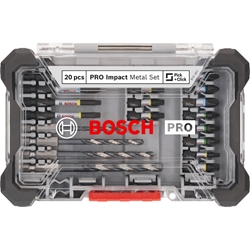 Bosch PRO Impact Schrauberbits und Metallbohrer Mixed Set, 20-tlg. Nr. 2608521U84