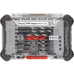 Bosch PRO Impact Schrauberbits und Metallbohrer Mixed Set, 35-tlg. Nr. 2608521U81