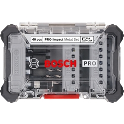Bosch PRO Impact Schrauberbits und Metallbohrer Mixed Set, 40-tlg. Nr. 2608521U86