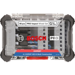 Bosch PRO Impact Schrauberbits und Multi Construction Bohrer Mixed Set, 40-tlg. Nr. 2608521U85
