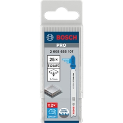 Bosch PRO Metal medium T121AFC Stichsägeblatt, 92mm, 25-tlg. Nr. 2608655107