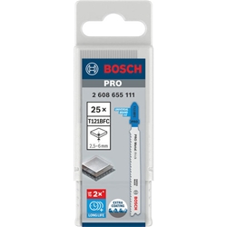 Bosch PRO Metal thick T121BFC Stichsägeblatt, 92mm, 25-tlg. Nr. 2608655111