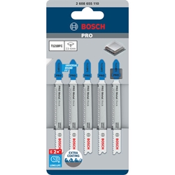 Bosch PRO Metal thick T121BFC Stichsägeblatt, 92mm, 5-tlg. Nr. 2608655110