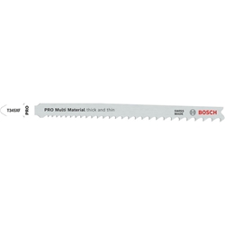 Bosch PRO Multi Material thick and thin T345XF Stichsägeblatt, 132mm, 2-tlg. Nr. 2608655101