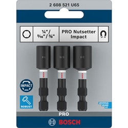 Bosch PRO Nutsetter Impact, 1/4-Zoll, 5/16-Zoll, 3/8-Zoll, 1 7/8-Zoll x50mm, 4-tlg. Nr. 2608521U65