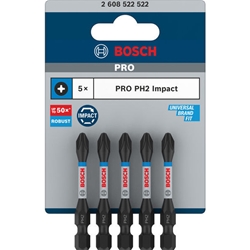 Bosch PRO Phillips Impact Bit, PH2, 55mm, 5-tlg. Nr. 2608522522
