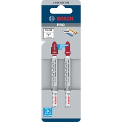 Bosch PRO Plastics PMMA clean T102BF Stichsägeblatt, 92mm, 2-tlg. Nr. 2608655102