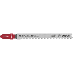 Bosch PRO Plastics PP clean T102D Stichsägeblatt, 100mm, 2-tlg. Nr. 2608665239