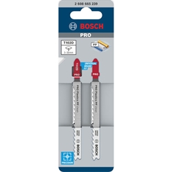 Bosch PRO Plastics PP clean T102D Stichsägeblatt, 100mm, 2-tlg. Nr. 2608665239