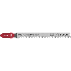 Bosch PRO Plastics PVC clean T102H Stichsägeblatt, 100mm, 2-tlg. Nr. 2608665238