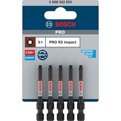Bosch PRO Robertson Impact Bit, R2, 55mm, 5-tlg. Nr. 2608522553