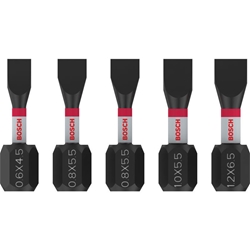 Bosch PRO Slotted Impact Bit, SL4.5, SL5.5(x2), SL5.5, SL6.5, 25mm, 5-tlg. Nr. 2608521U60