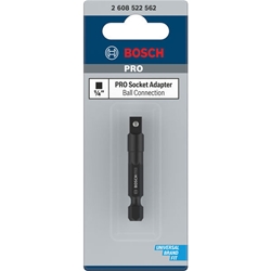 Bosch PRO Socket Adapter mit Kugelverbindung, 1/4-Zoll, 50mm Nr. 2608522562