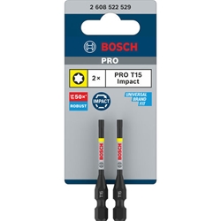Bosch PRO Torx Impact Bit, T15, 55mm, 2-tlg. Nr. 2608522529
