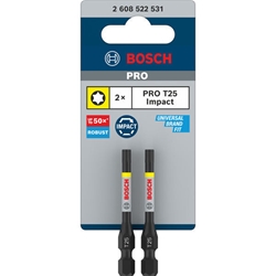 Bosch PRO Torx Impact Bit, T25, 55mm, 2-tlg. Nr. 2608522531