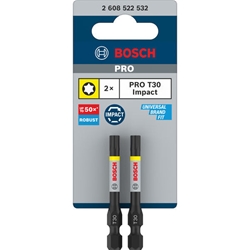 Bosch PRO Torx Impact Bit, T30, 55mm, 2-tlg. Nr. 2608522532