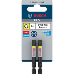 Bosch PRO Torx Impact Bit, T40, 55mm, 2-tlg. Nr. 2608522533