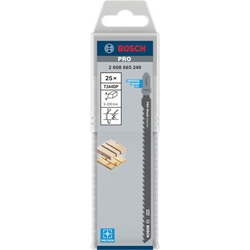 Bosch PRO Wood precise T344DP Stichsägeblatt, 152mm, 25-tlg. Nr. 2608665240