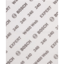 Bosch Schleifblatt ExW480 web, G240 (Inhalt 1 Pack = 2 Stück) Nr. 2608902383