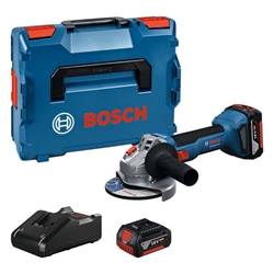 Bosch Akku-Winkelschleifer GWS 18V-8, 2 x Akku GBA 18V 5.0Ah, L-BOXX 136 Nr. 06019N9003
