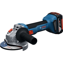 Bosch Akku-Winkelschleifer GWS 18V-8, 2 x Akku GBA 18V 5.0Ah, L-BOXX 136 Nr. 06019N9003