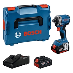 Bosch Akku-Drehschlagschrauber GDR 18V-215, 2 x Akku GBA 18V 4.0Ah, L-BOXX 136 Nr. 06019N2002
