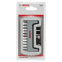 Bosch Kompaktes Schrauberbit-Set mit Bithalter, Extra Hard, 11?tlg. Nr. 2607017578
