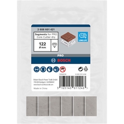 Bosch Segmente für PRO Trockenbohrkrone, 122x11,5mm, 1 1/4-Zoll UNC, 6er-Pack Nr. 2608601421