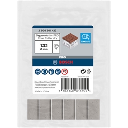 Bosch Segmente für PRO Trockenbohrkrone, 132x11,5mm, 1 1/4-Zoll UNC, 6er-Pack Nr. 2608601422