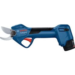 Bosch Akku-Gartenschere GGP 12V-25, mit 2 x Akku GBA 12V 3.0Ah + Ladegerät GAL 12V-20 Professional, im Karton Nr. 06008D8100