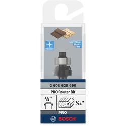 Bosch PRO Abrundfräser, R 1/16 Zoll, Schaft 1/4 Zoll Nr. 2608629690