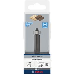 Bosch PRO Bündigfräser mit untenliegendem Führungskugellager, Ø 12,7xL40mm, Schaft 8mm Nr. 2608629674