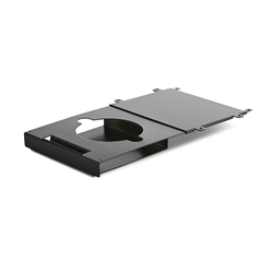 Tassen/Handyhalter Mo-Cup, mit integriertem Handyhalter, H/B/T: 24/150/296mm, RAL 9005 tiefschwarz Nr. MOCUP.40