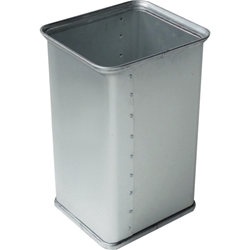 Zarges Alu-Abfallsammler, IM: 300x264x493mm, eloxiert, stapelbar, ca. 39l Nr. 46084