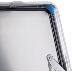 Zarges Alu-Eurobox, 41l, IM: 640x230x280mm, geschäumte Deckeldichtung Nr. 40711
