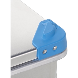 Zarges Alu-Eurobox-Wzb, 81l, IM: 750x350x310mm, Alu-Winkel innen für Kunststoff-Einsätze Nr. 40708